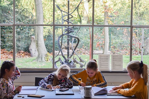 Tekenles in het museum